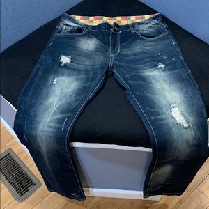 Fashion Collecton Destroyed Men’s Jeans 38x30